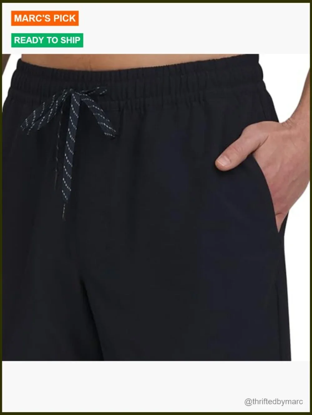 Stretch Waist Hybrid Shorts Regular Fit Water Friendly Activewear S-XXL